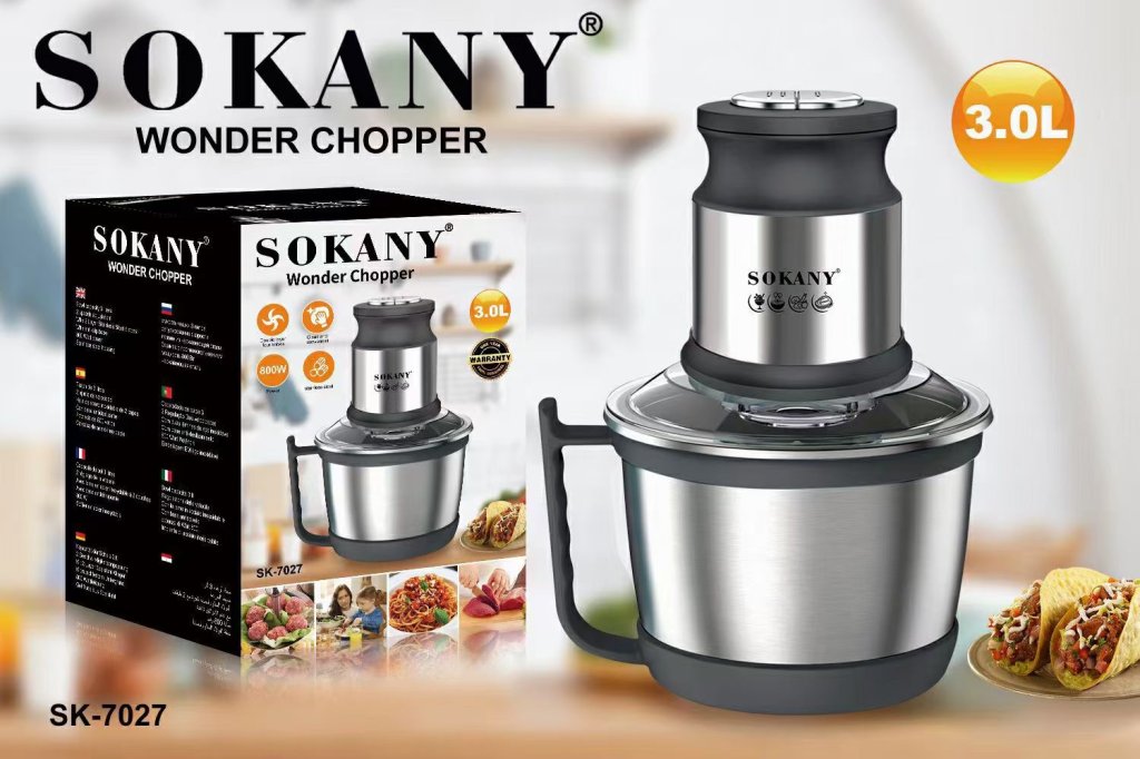 ម៉ាស៊ីនកិនសាច់ SOKANY SK-7027 3.0L