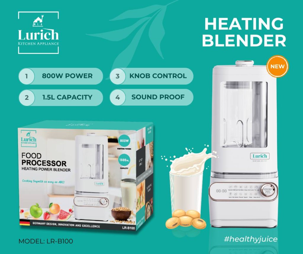 ម៉ាស៊ីនទឹកសណ្តែកនិងក្រឡុកផ្លែឈើ LURICH