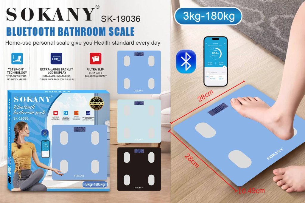 ជញ្ជីងថ្លឹងគីឡូមនុស្ស SOKANY