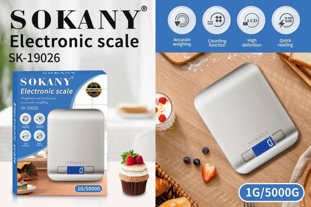 ជញ្ជីងថ្លឹងម្ស៉ៅឬគ្រាប់កាហ្វេ SOKANY