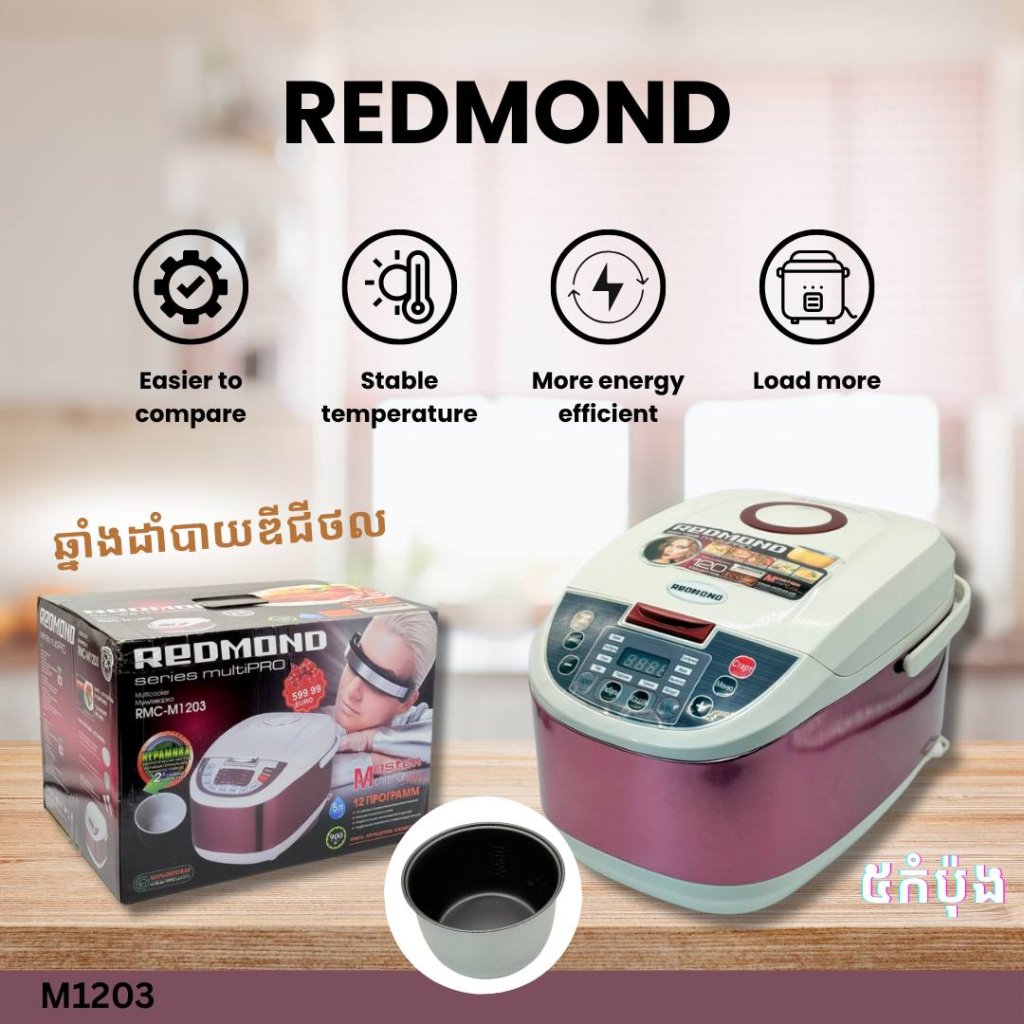 ឆ្នាំងដាំបាយអគ្គិសនី REDMOND