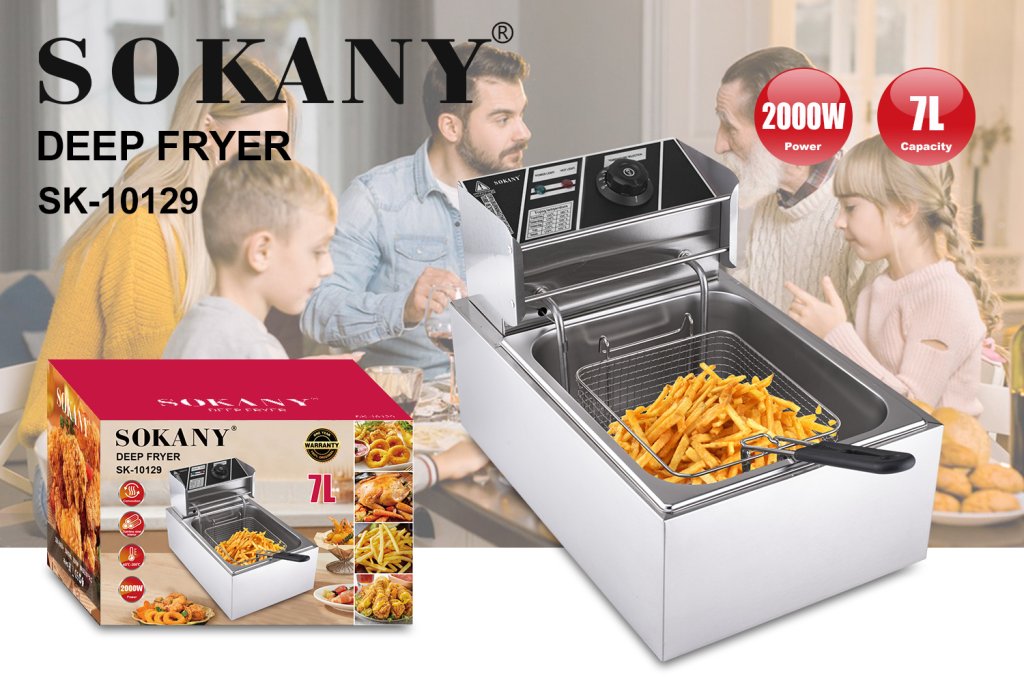 ម៉ាស៊ីនបំពងប្រើខ្លាញ់ 7L SOKANY 